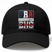 FRA ENG France England Flag Graphic Baseball Cap French English Country Pride