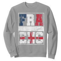 FRA ENG France England Flag Graphic Sweatshirt French English Country Pride
