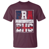 FRA ENG France England Flag Graphic T Shirt French English Country Pride