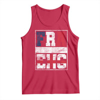 FRA ENG France England Flag Graphic Tank Top French English Country Pride