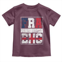 FRA ENG France England Flag Graphic Toddler T Shirt French English Country Pride