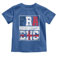FRA ENG France England Flag Graphic Toddler T Shirt French English Country Pride