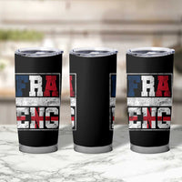 FRA ENG France England Flag Graphic Tumbler Cup French English Country Pride