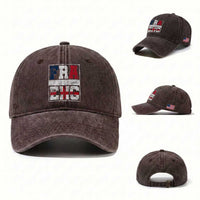 FRA ENG France England Flag Graphic Washed Cotton Baseball Cap French English Country Pride