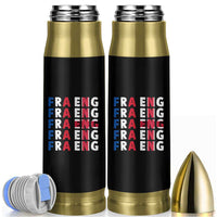 FRA ENG France England Flag Graphic Bullet Tumbler French English Typographic Dual Heritage Pride Match Day