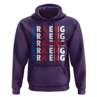 FRA ENG France England Flag Graphic Hoodie French English Typographic Dual Heritage Pride Match Day