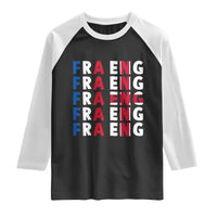 FRA ENG France England Flag Graphic Raglan Shirt French English Typographic Dual Heritage Pride Match Day