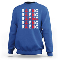 FRA ENG France England Flag Graphic Sweatshirt French English Typographic Dual Heritage Pride Match Day