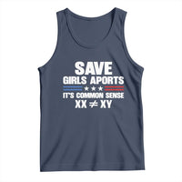 Save Girls Sports Its Common Sense XX Not Equal XY Tank Top Biological Science Varsity Athletic Graphic