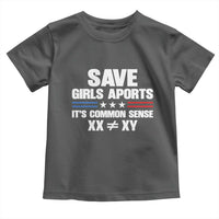 Save Girls Sports Its Common Sense XX Not Equal XY Toddler T Shirt Biological Science Varsity Athletic Graphic