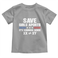 Save Girls Sports Its Common Sense XX Not Equal XY Toddler T Shirt Biological Science Varsity Athletic Graphic