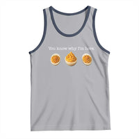 You Know Why I'm Here Deviled Eggs Tank Top Funny Thanksgiving Potluck - Wonder Print Shop