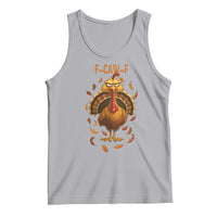 Funny F Caw F Turkey Meme Thanksgiving Graphic Tank Top Funny Fowl Mood Humor - Wonder Print Shop