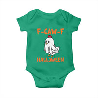 F Caw F Ghost Chicken Costume Baby Onesie Funny Cute Halloween Poultry Lover - Wonder Print Shop