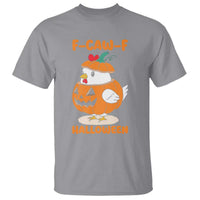 F Caw F Chicken Cute Halloween Costume T Shirt Funny Jack O LAttern Poultry Meme Fall Vibes - Wonder Print Shop