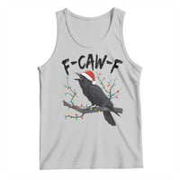 F Caw F Raven Christmas Tank Top Funny Dark Holiday Humor Spooky Season - Wonder Print Shop