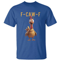 F Caw F Classic Chicken Scream T Shirt Poultry Joke Farm Life Humor - Wonder Print Shop
