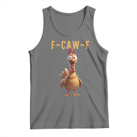 F Caw F Classic Chicken Scream Tank Top Poultry Joke Farm Life Humor - Wonder Print Shop