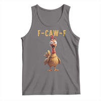 F Caw F Classic Chicken Scream Tank Top Poultry Joke Farm Life Humor - Wonder Print Shop
