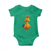 Funny F Caw F Fed Up Chicken Meme Baby Onesie Sarcastic Bird Humor Mood Swing - Wonder Print Shop