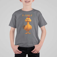 Funny F Caw F Fed Up Chicken Meme T Shirt For Kid Sarcastic Bird Humor Mood Swing - Wonder Print Shop