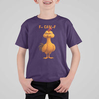 Funny F Caw F Fed Up Chicken Meme T Shirt For Kid Sarcastic Bird Humor Mood Swing - Wonder Print Shop