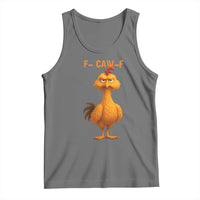 Funny F Caw F Fed Up Chicken Meme Tank Top Sarcastic Bird Humor Mood Swing - Wonder Print Shop