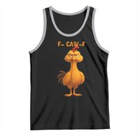 Funny F Caw F Fed Up Chicken Meme Tank Top Sarcastic Bird Humor Mood Swing - Wonder Print Shop