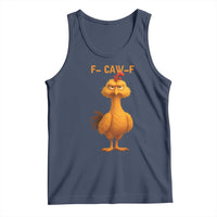 Funny F Caw F Fed Up Chicken Meme Tank Top Sarcastic Bird Humor Mood Swing - Wonder Print Shop