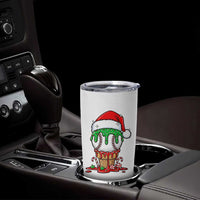 Cute Baseball Christmas Icecream Dripping Tumbler Cup Holiday Ice Cream Cone with Santa Hat - Wonder Print Shop