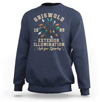 Griswold Christmas Lights Sweatshirt Exterior Illumination Ask for Sparky Funny Holiday - Wonder Print Shop