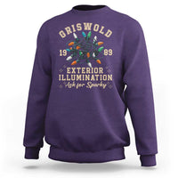Griswold Christmas Lights Sweatshirt Exterior Illumination Ask for Sparky Funny Holiday - Wonder Print Shop