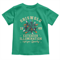 Griswold Christmas Lights Toddler T Shirt Exterior Illumination Ask for Sparky Funny Holiday - Wonder Print Shop