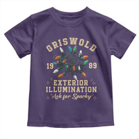 Griswold Christmas Lights Toddler T Shirt Exterior Illumination Ask for Sparky Funny Holiday - Wonder Print Shop