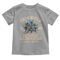 Griswold Christmas Lights Toddler T Shirt Exterior Illumination Ask for Sparky Funny Holiday - Wonder Print Shop