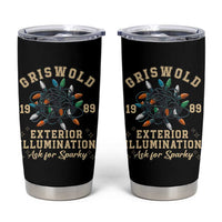 Griswold Christmas Lights Tumbler Cup Exterior Illumination Ask for Sparky Funny Holiday - Wonder Print Shop