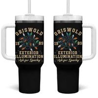 Griswold Christmas Lights Tumbler With Handle Exterior Illumination Ask for Sparky Funny Holiday - Wonder Print Shop