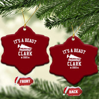 Funny Christmas It’s a Beaut Clark Ceramic Ornament Xmas Tree Disaster Griswold Family Holiday - Wonder Print Shop