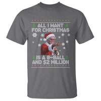 Funny Christmas Billy Meme T Shirt A 8 Ball and 2 Million Dollars Baby Uncle in Santa Suit - Wonder Print Shop