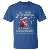Funny Christmas Billy Meme T Shirt A 8 Ball and 2 Million Dollars Baby Uncle in Santa Suit - Wonder Print Shop