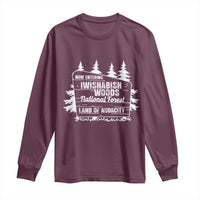 Iwishabish Woods National Forest Long Sleeve Shirt Funny Land of Audacity Meme Sassy Humor - Wonder Print Shop