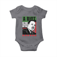 Martin Luther King MLK Baby Onesie A Riot Is The Language Of The Unheard Civil Rights