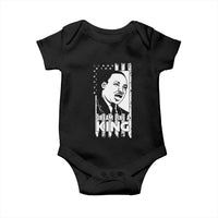 Martin Luther King MLK Baby Onesie Dream Like A King Black History American Flag