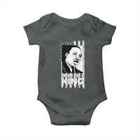 Martin Luther King MLK Baby Onesie Dream Like A King Black History American Flag