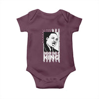 Martin Luther King MLK Baby Onesie Dream Like A King Black History American Flag