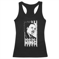 Martin Luther King MLK Racerback Tank Top Dream Like A King Black History American Flag