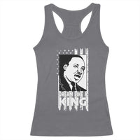 Martin Luther King MLK Racerback Tank Top Dream Like A King Black History American Flag