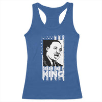 Martin Luther King MLK Racerback Tank Top Dream Like A King Black History American Flag