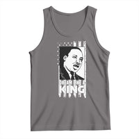 Martin Luther King MLK Tank Top Dream Like A King Black History American Flag