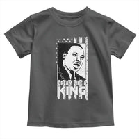 Martin Luther King MLK Toddler T Shirt Dream Like A King Black History American Flag
